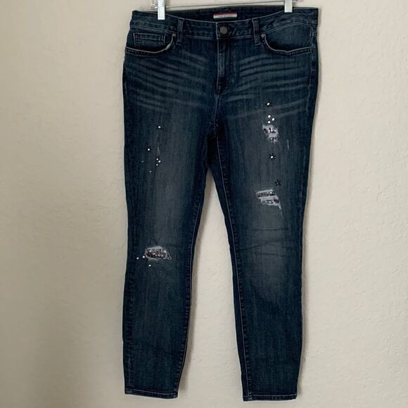 Tommy Hilfiger Cropped Skinny Moulante Women’s Jeans Size 10 - Picture 1 of 11